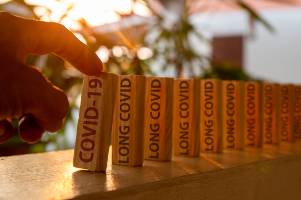 long covid on line of blocks